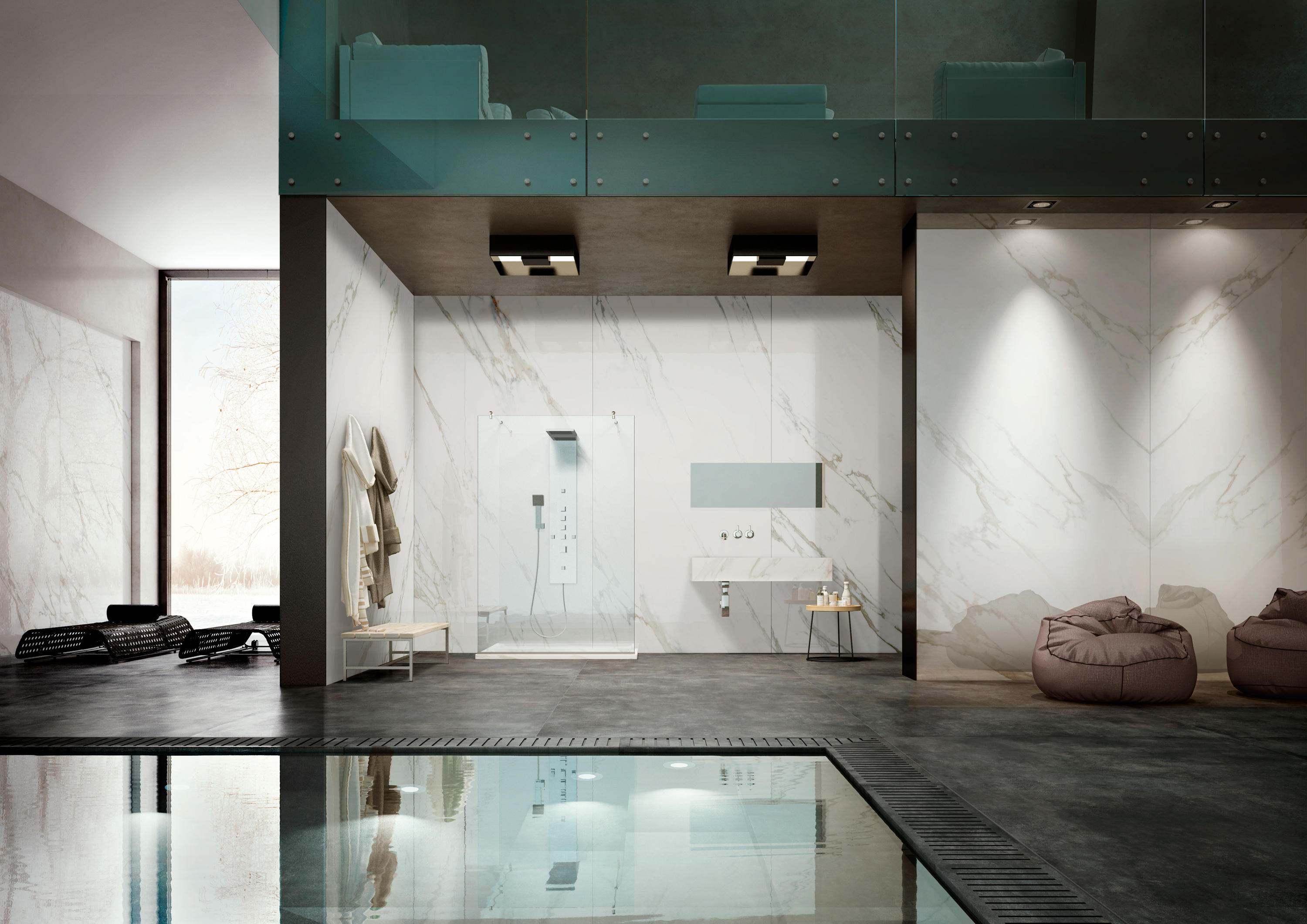 На пол Calacatta Calacatta Oro Lapp/Rett - фото 10