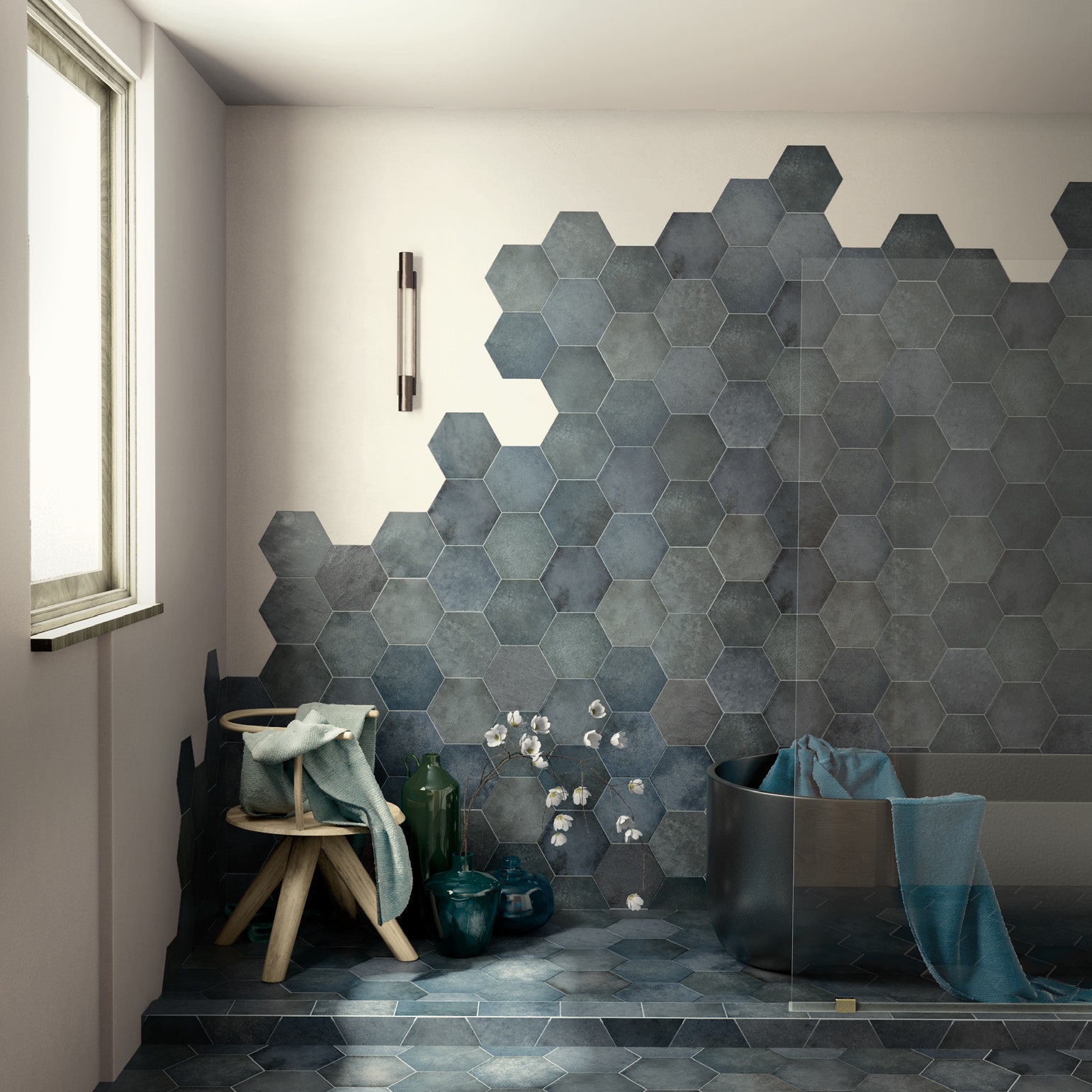 24951 На пол Heritage Indigo 17.5x20 - фото 9