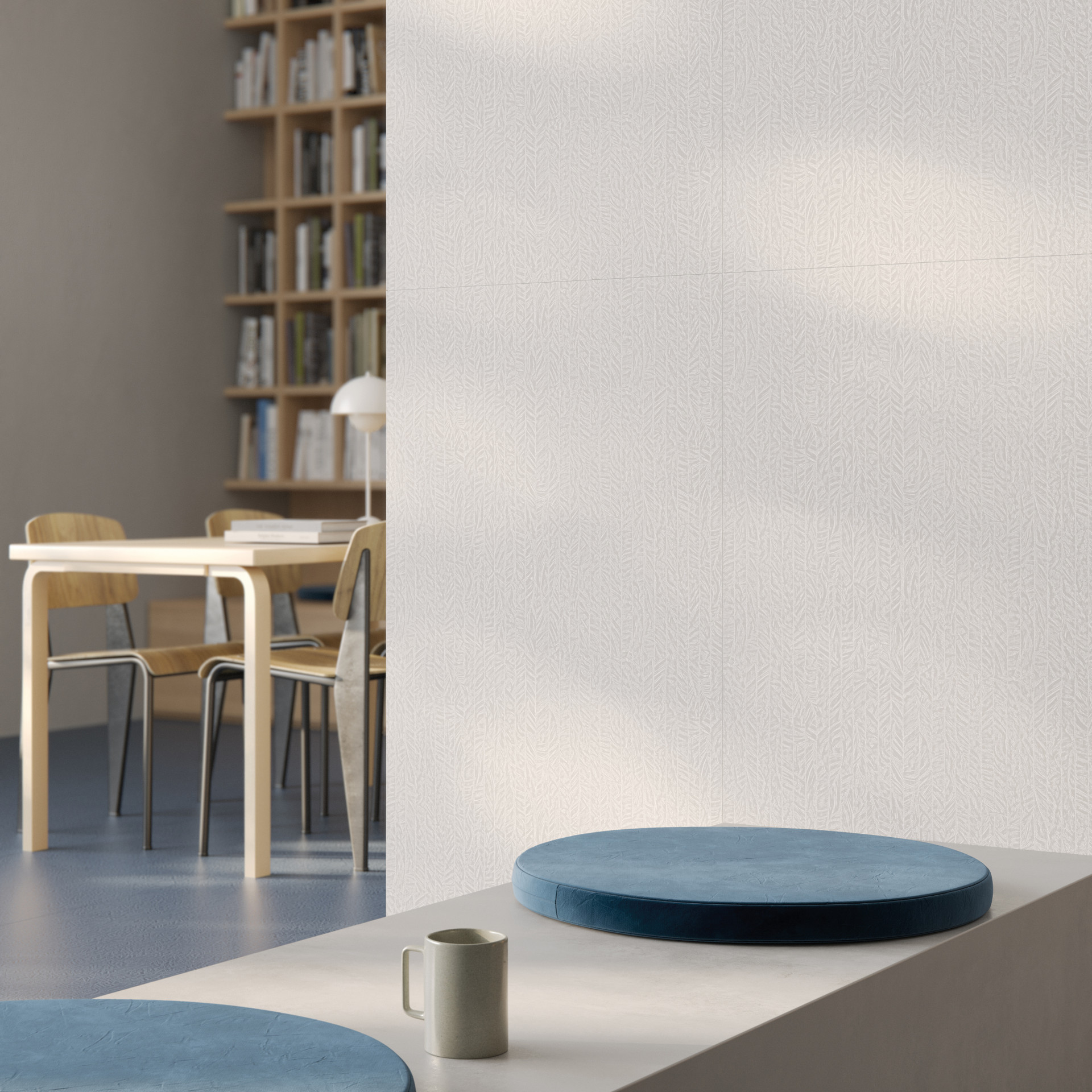 CCL6 На пол Plumage PM01 Neige Nat SQ 60x120 - фото 4