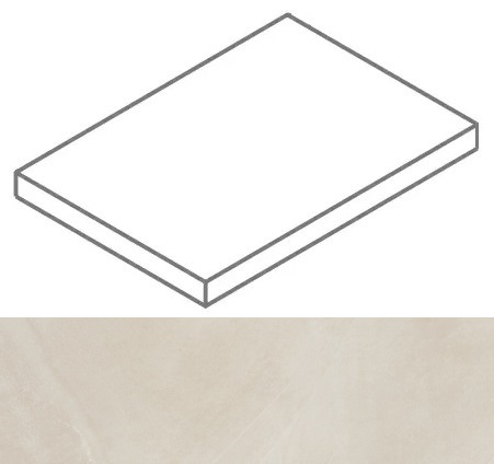 620070002320 Ступень Continuum Pure Scalino Angolare SX 33x60