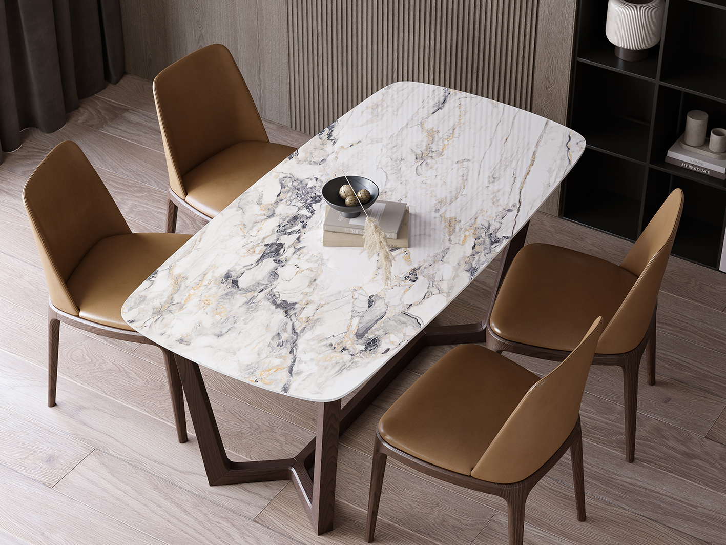 На пол Polished Metalyn Beige Elegance 120х120 - фото 23