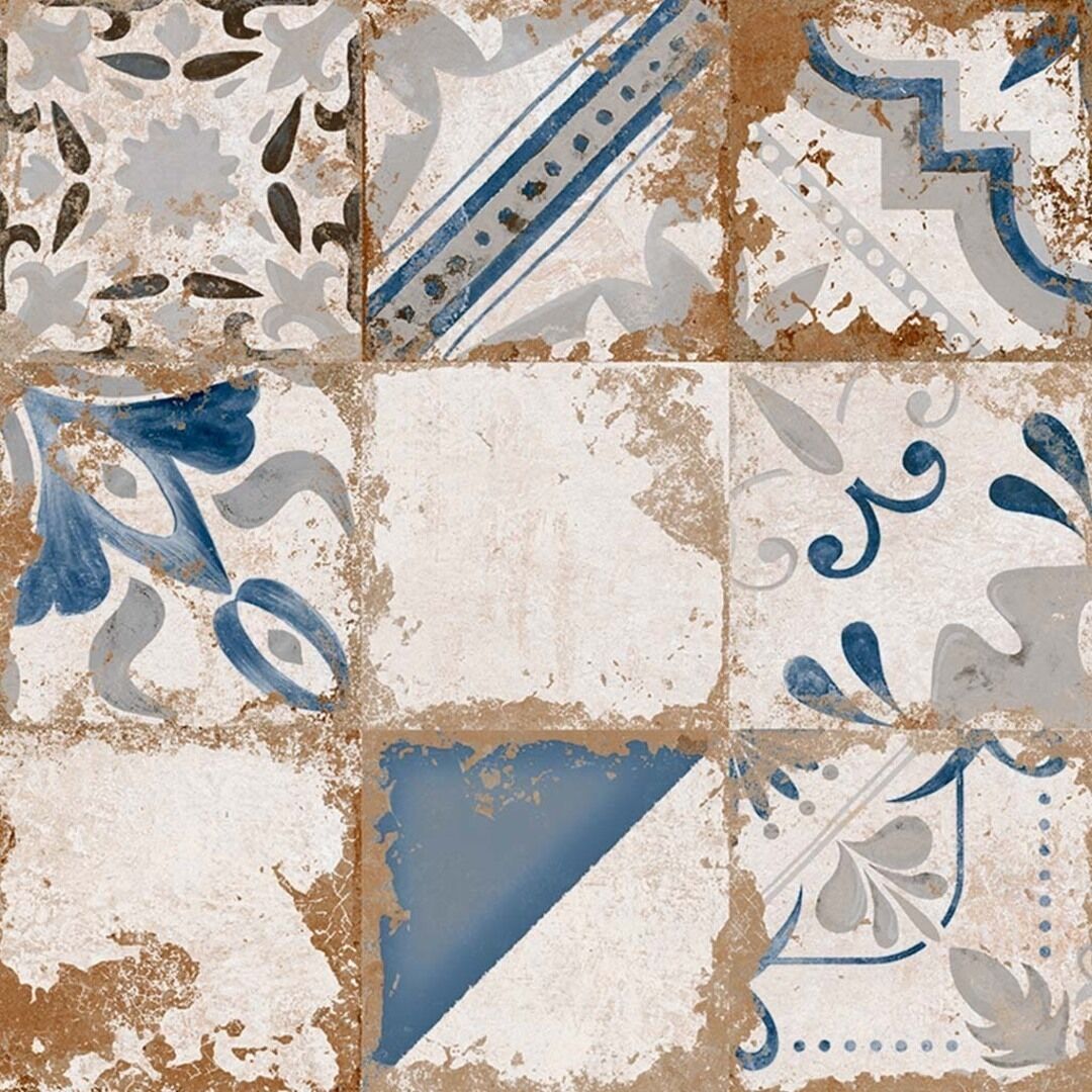 На пол Memory 7 Azul Brillo 58x58 - фото 5