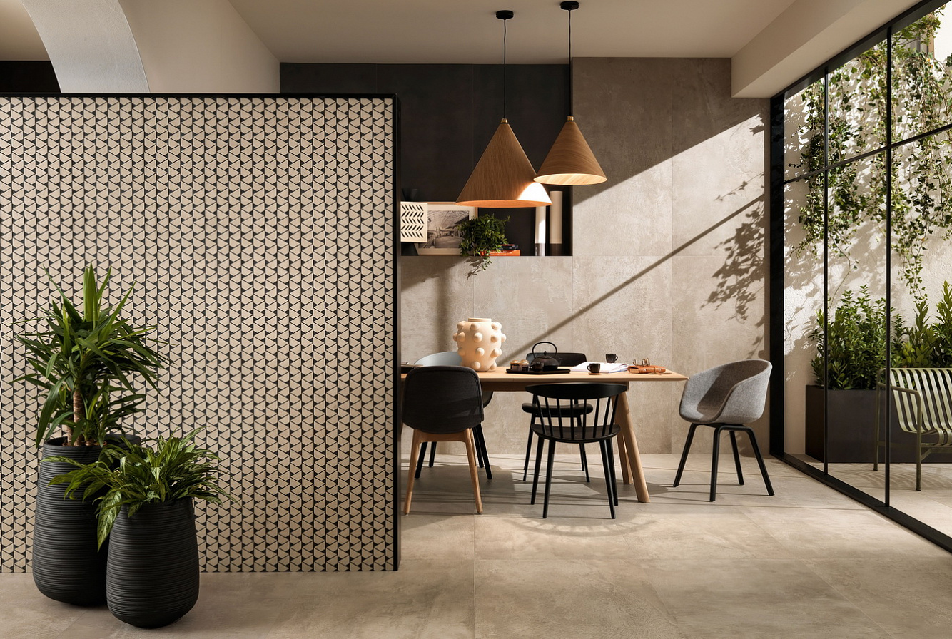 A0Z9 На пол Raw White Mosaico Esagono - фото 29