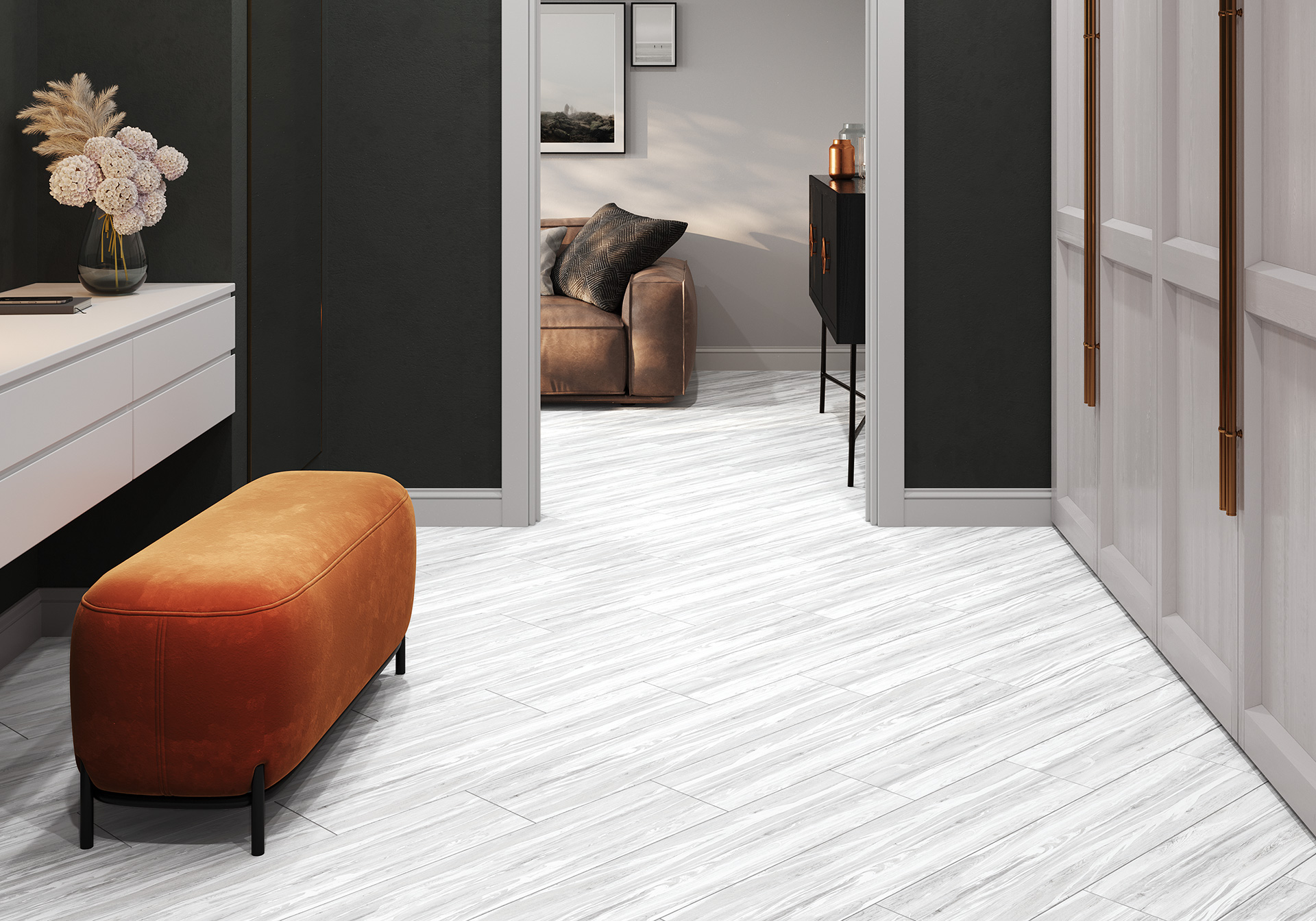 GFA92ALP04R На пол Alpina Белый матовый 200x900x7 - фото 14