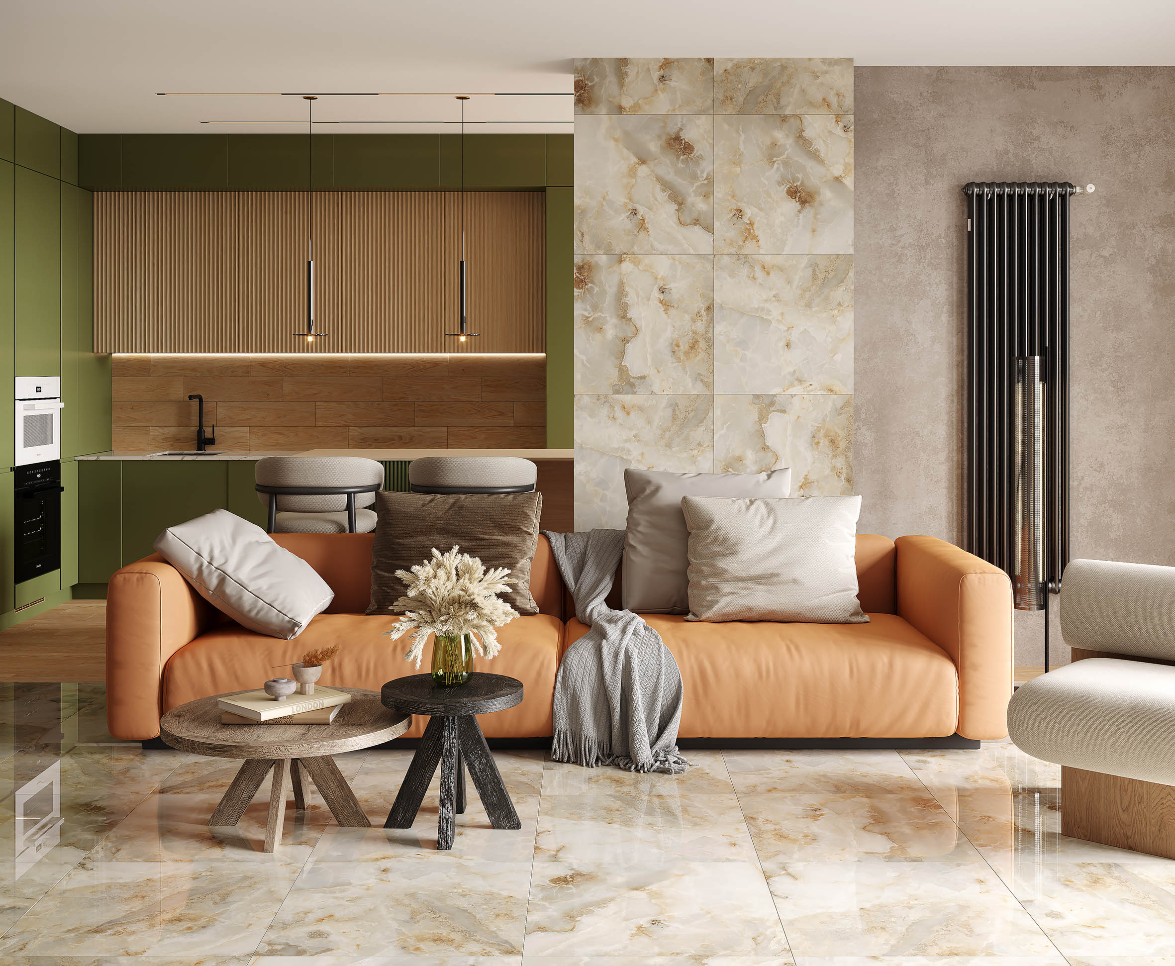 На пол Onice Alexa Серый Полированный 60x60 - фото 5