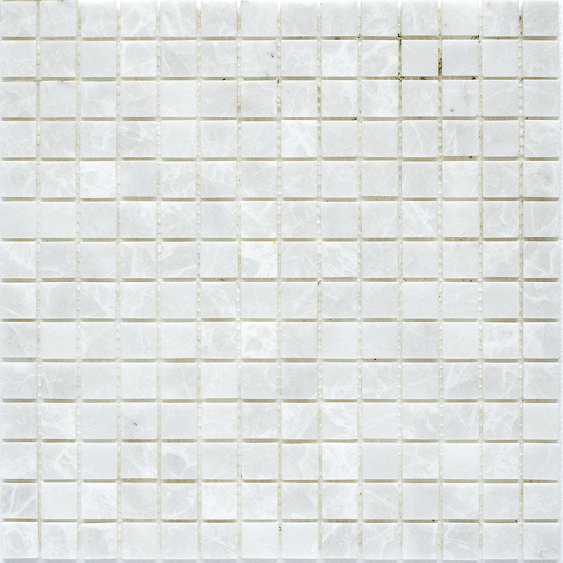 JMST037  На стену Wild Stone мраморная мозаика White Polished 20x20