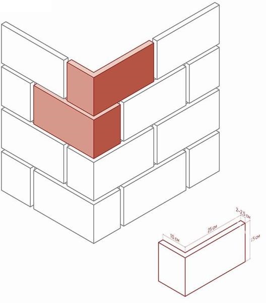 481-25 На стену Шербон Бежевый 24x15 - фото 3