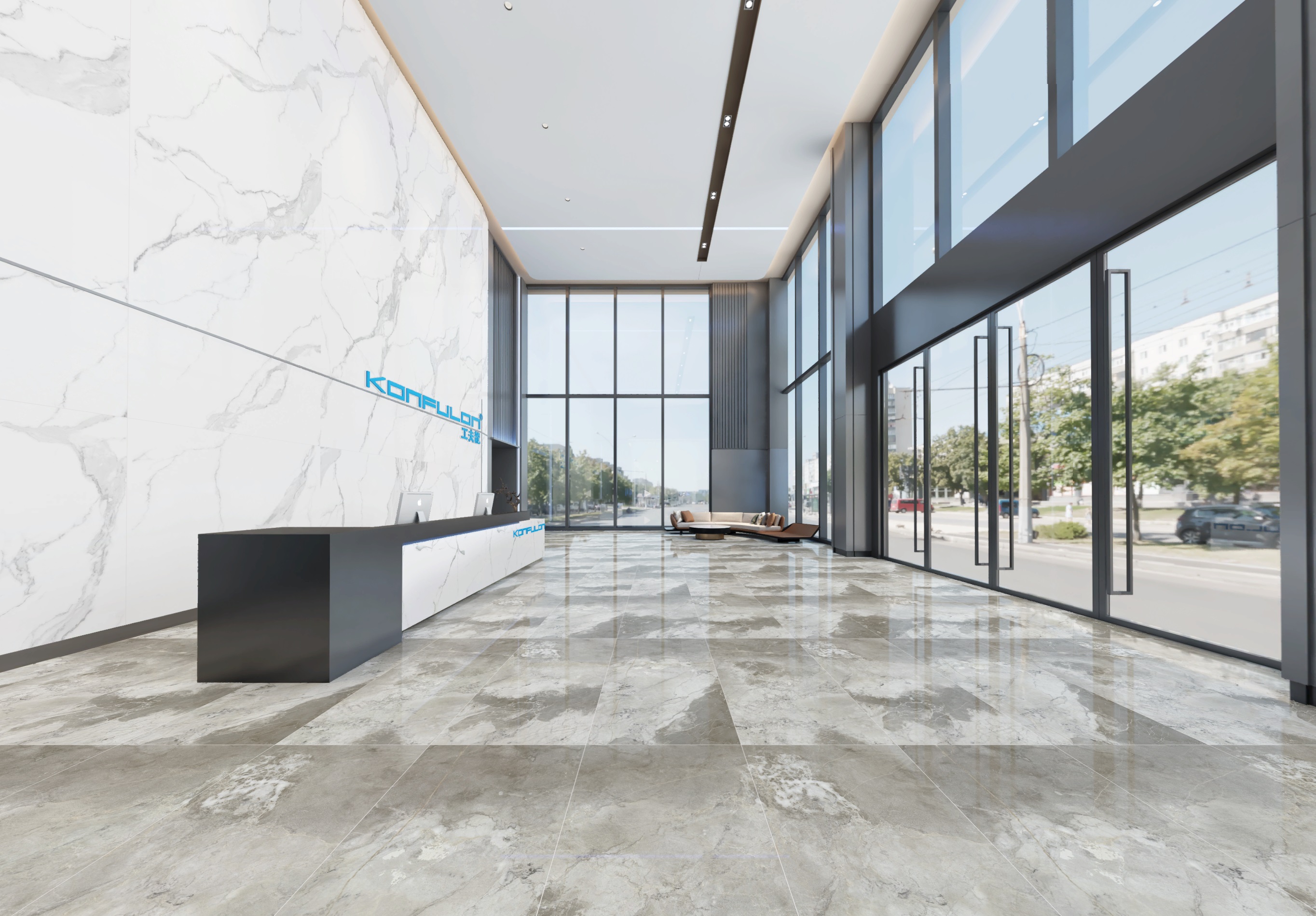 На пол Manila Polished Golden Carving 60x120 - фото 7