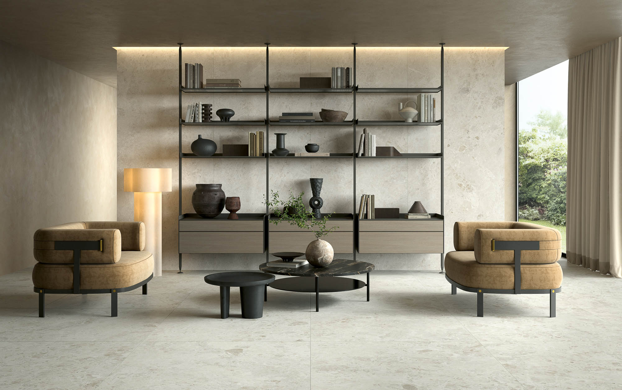 104718 На пол Breccia Paradiso Beige Levigato 8.5mm 60x120 - фото 11