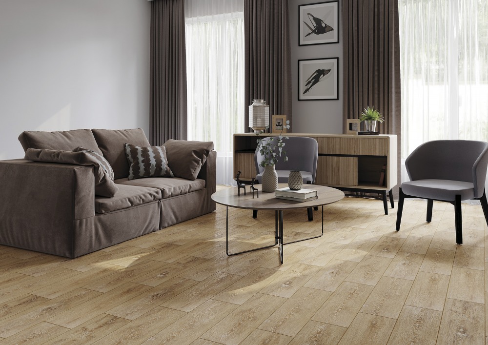 C-PT4M112D На пол Patinawood Коричневый рельеф - фото 6