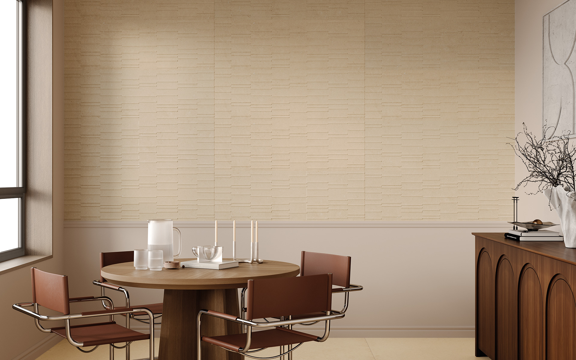 8929994 На пол Victorian Stone Moon Cream Natural Plus 120x60 - фото 4