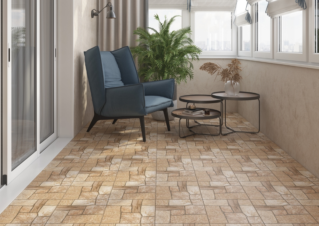 16433 На пол Exterio Бежевый - фото 2