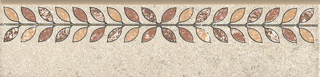 ST05/SG9065 Плинтус Аллея Беж декор обрезной