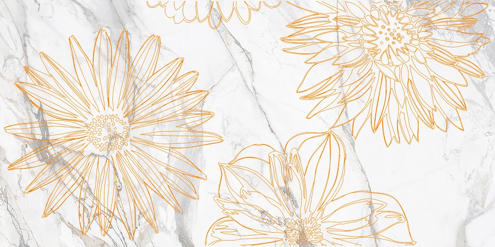 Декор Briere D Flower Белый 1 - фото 6