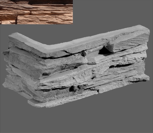 На стену Перуджа Угловой элемент 890 20/10x10x3.5