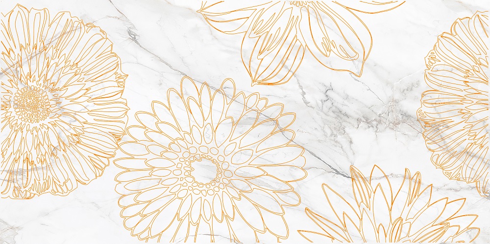 Декор Briere D Flower Белый 2 - фото 11