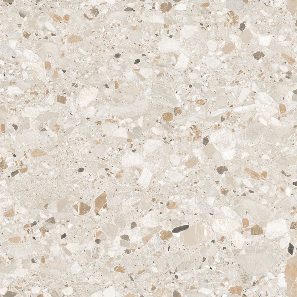 На пол Terazzo Кремовый матовый карвинг 60x60 - фото 10
