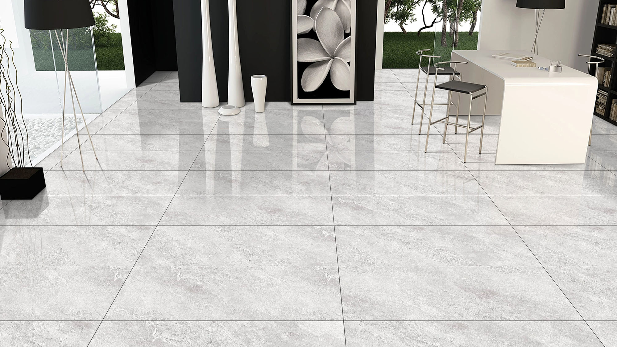 На пол Azori Grey Sugar 60х120 - фото 4