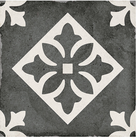 24416 Декор Art Nouveau Padua Black