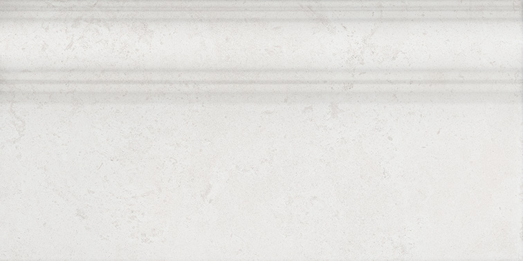 KMB2BLF001BR Бордюр Гране Багет белый матовый обрезной 40x7.3x2.7