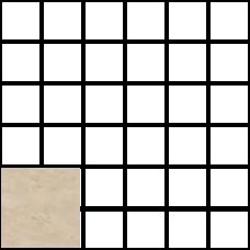 Декор Quarstone Бежевый 5X5 30x30