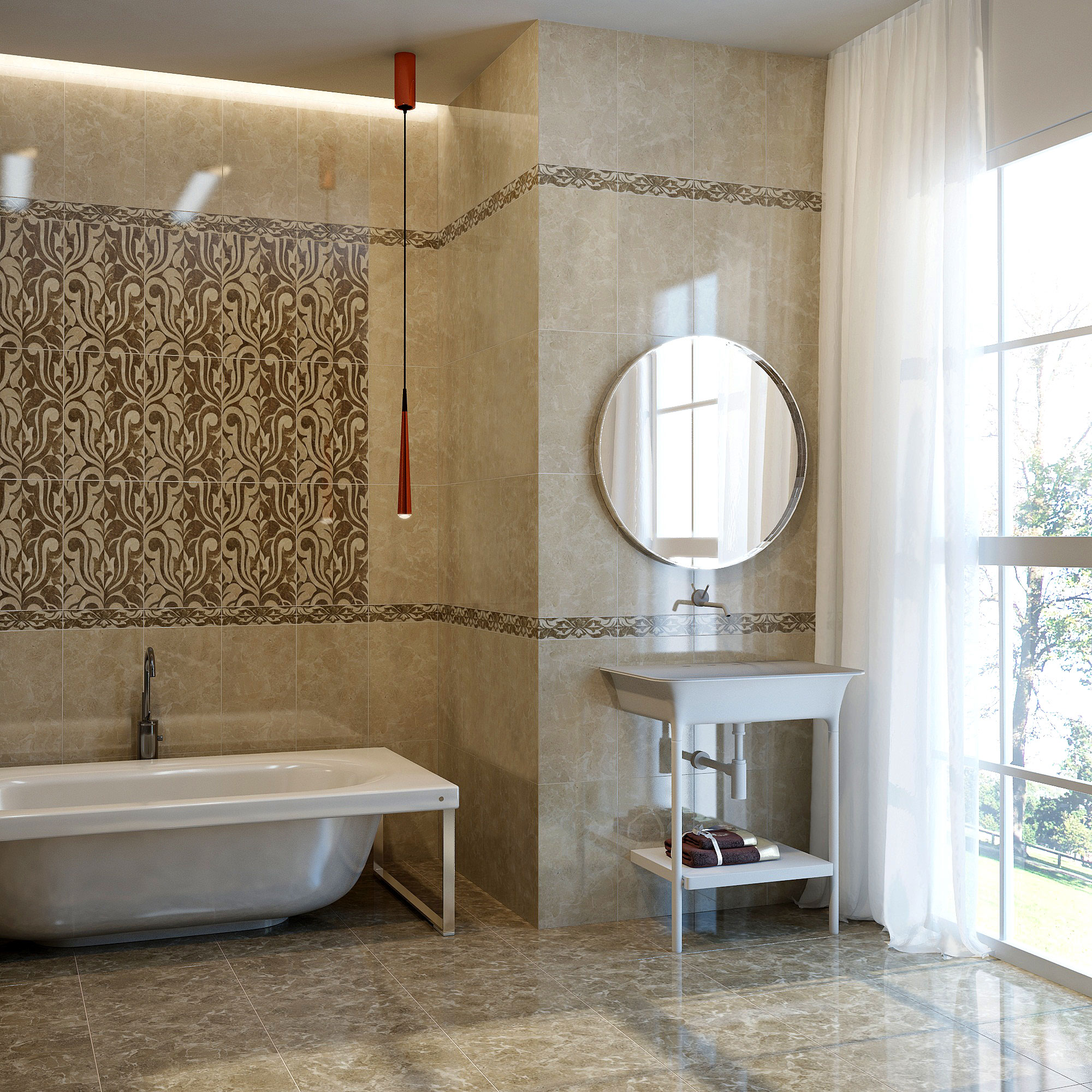 010100000308 На стену Saloni Brown wall 02 - фото 8