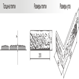 На стену Манхэттен 019 Угол 205х95х50х7 - фото 18