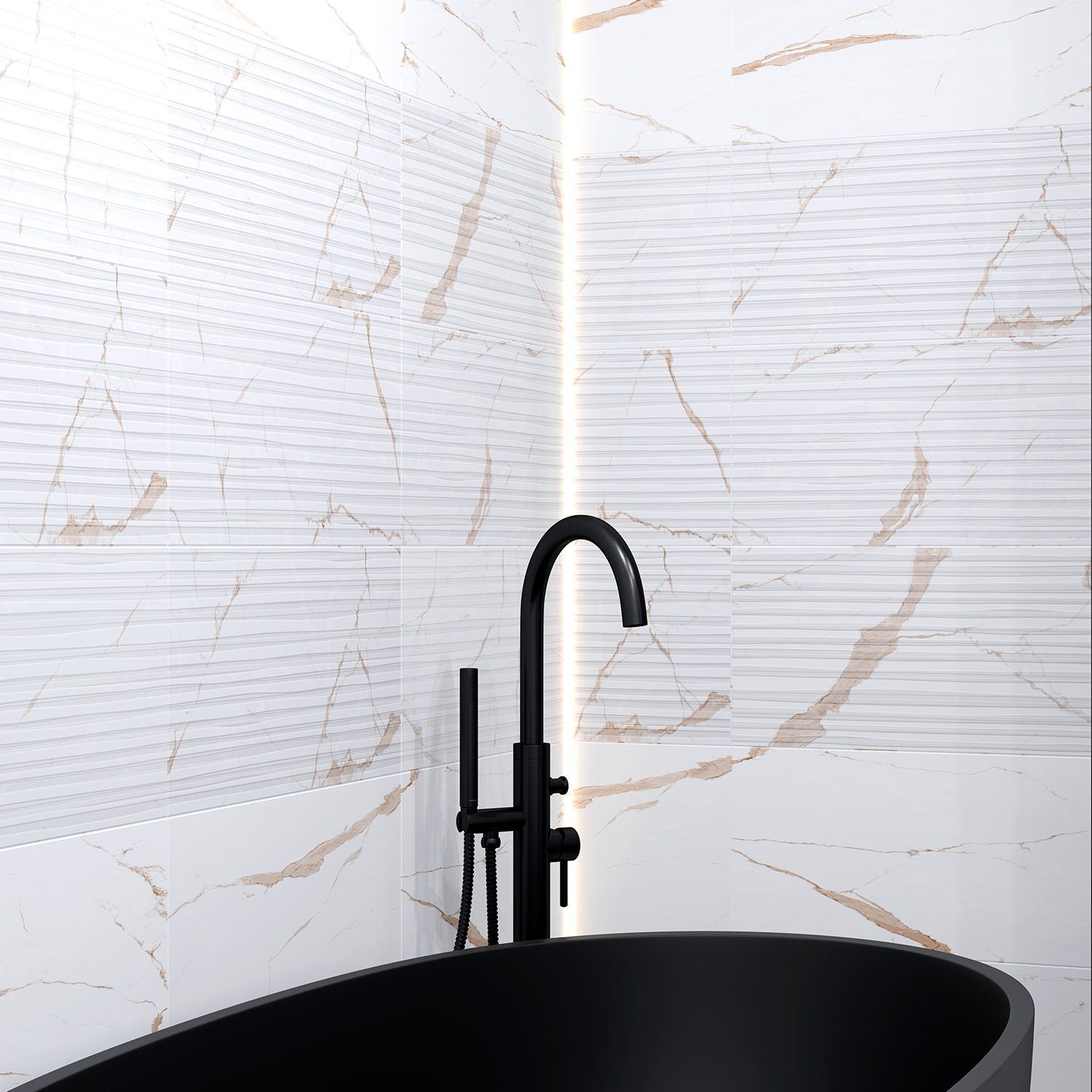 Eurotile Statuario Gold - фото 3