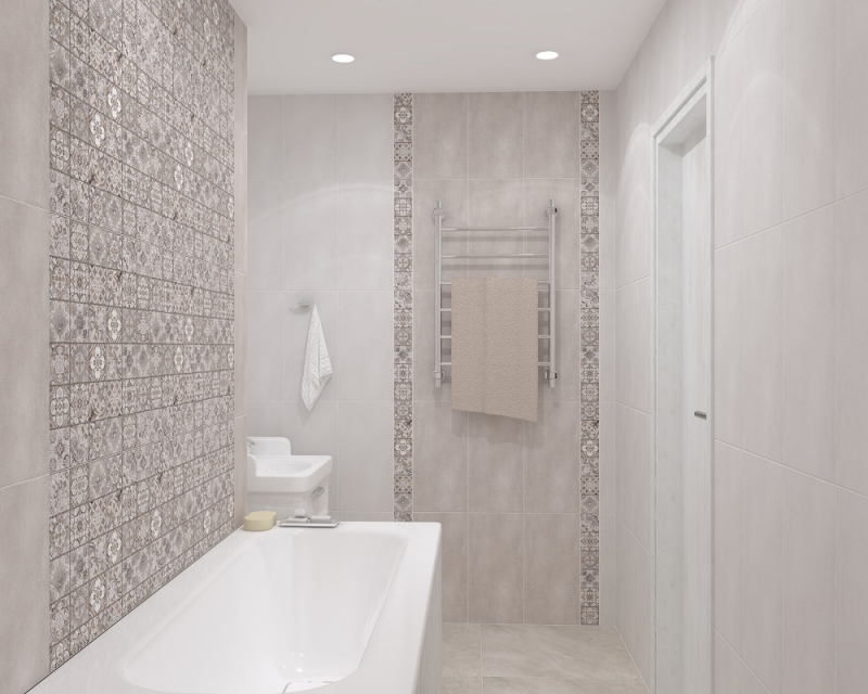 TWU09BIR007 На стену Birma Серая Мозаика Рельефная - фото 7