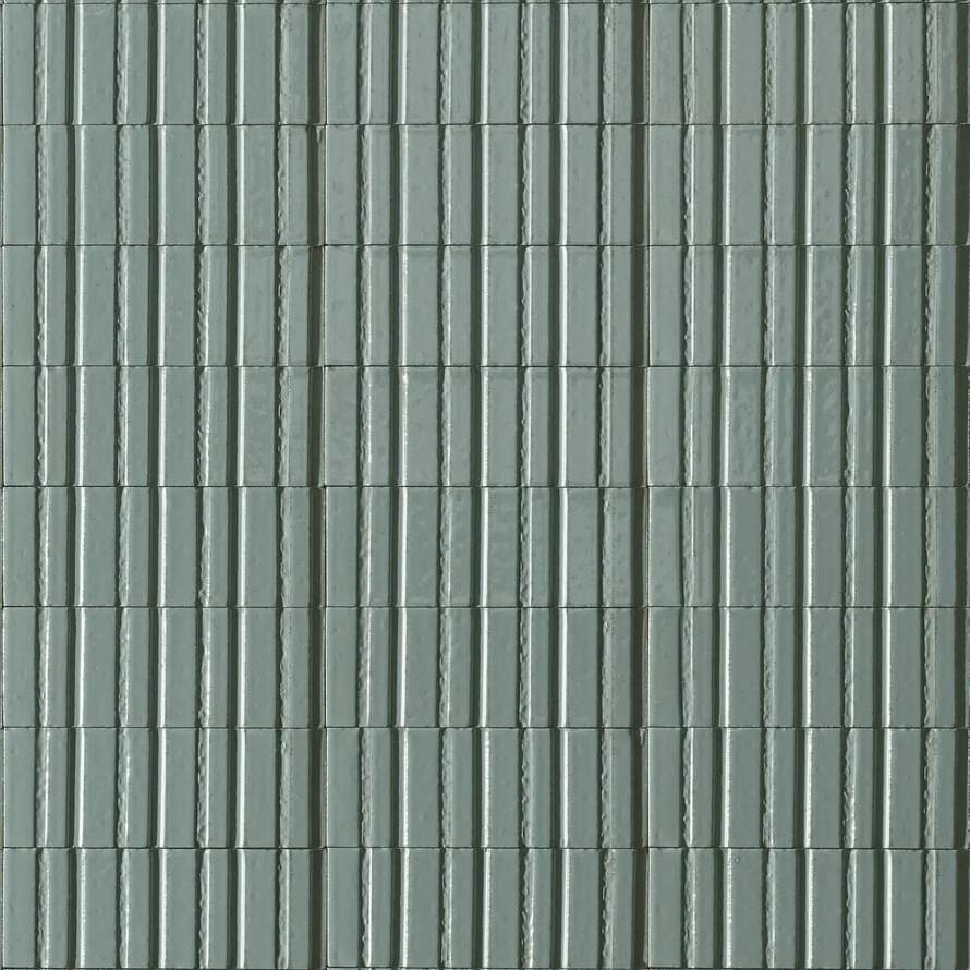 RAEP На стену Glace Struttura 3D Raye Turchese Glossy 7.5x20 - фото 2