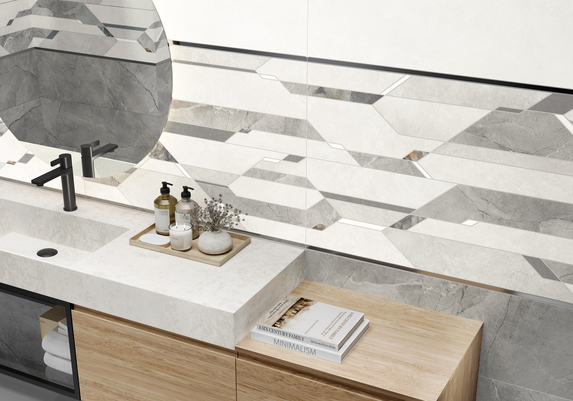 TWU3090ATU27R На стену Anturin 27R матовая 300x900x8.5 - фото 10