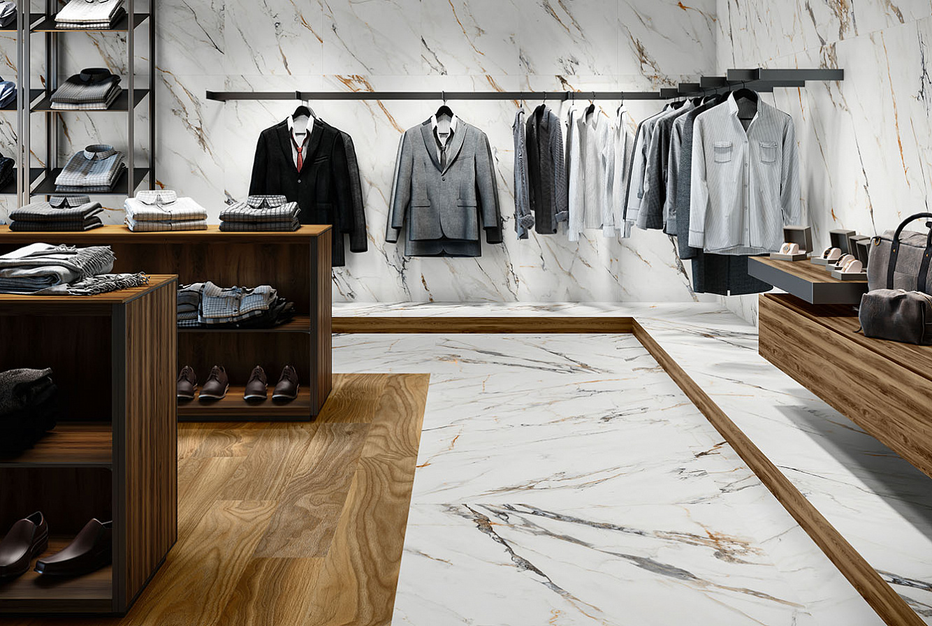 На пол Firenze 5062 Blue Calacatta - фото 4