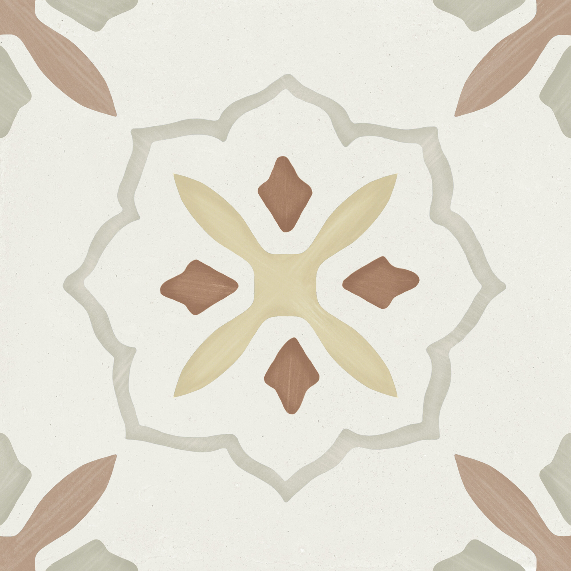 40461 На пол Llevant Clay Cross LT 22.3x22.3 - фото 5