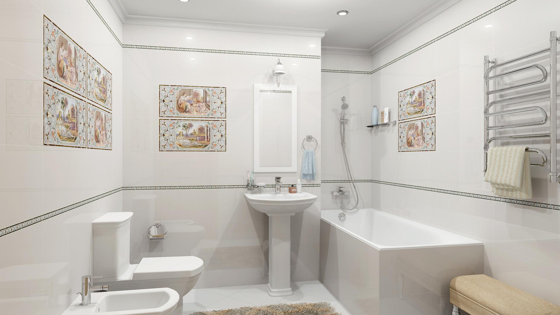 586482001 Панно Calacatta Fern (компл. из 2шт) - фото 2