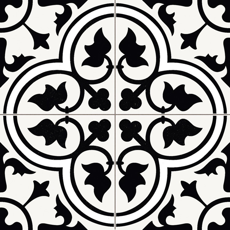 На пол Dover Black Pre 45x45