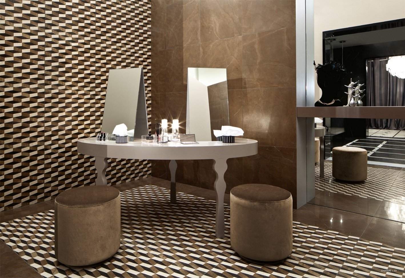 610080000155 Декор Charme Floor Project Перл Вставка Букей Люкс и Реттифицированный - фото 3