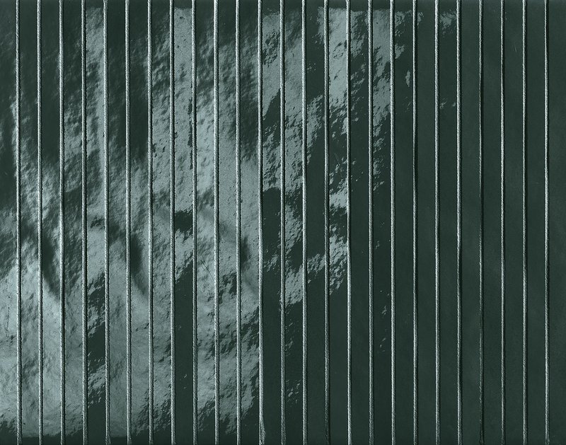 fROY На стену Glim Petrolio Tratti Mosaico Brillante 24x30.5