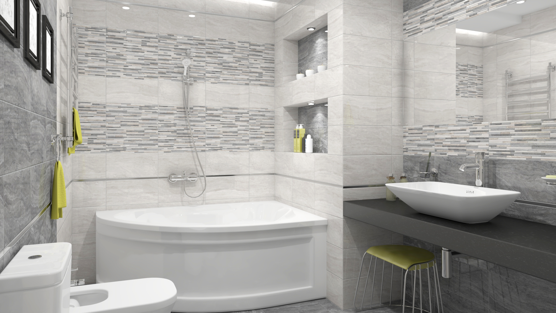 08-00-06-1341 На стену Magna Серая - фото 2