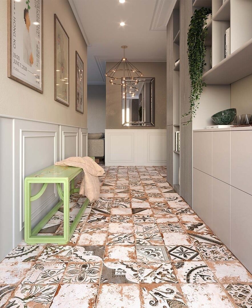 На пол Memory Azul Satin 58x58 - фото 10