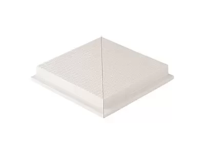 202-2030 K Бордюр Olympic Series Наружный угол профильной противоскользящей плитки с сетчатой поверхностью двухпрофильный 12.5х12.5