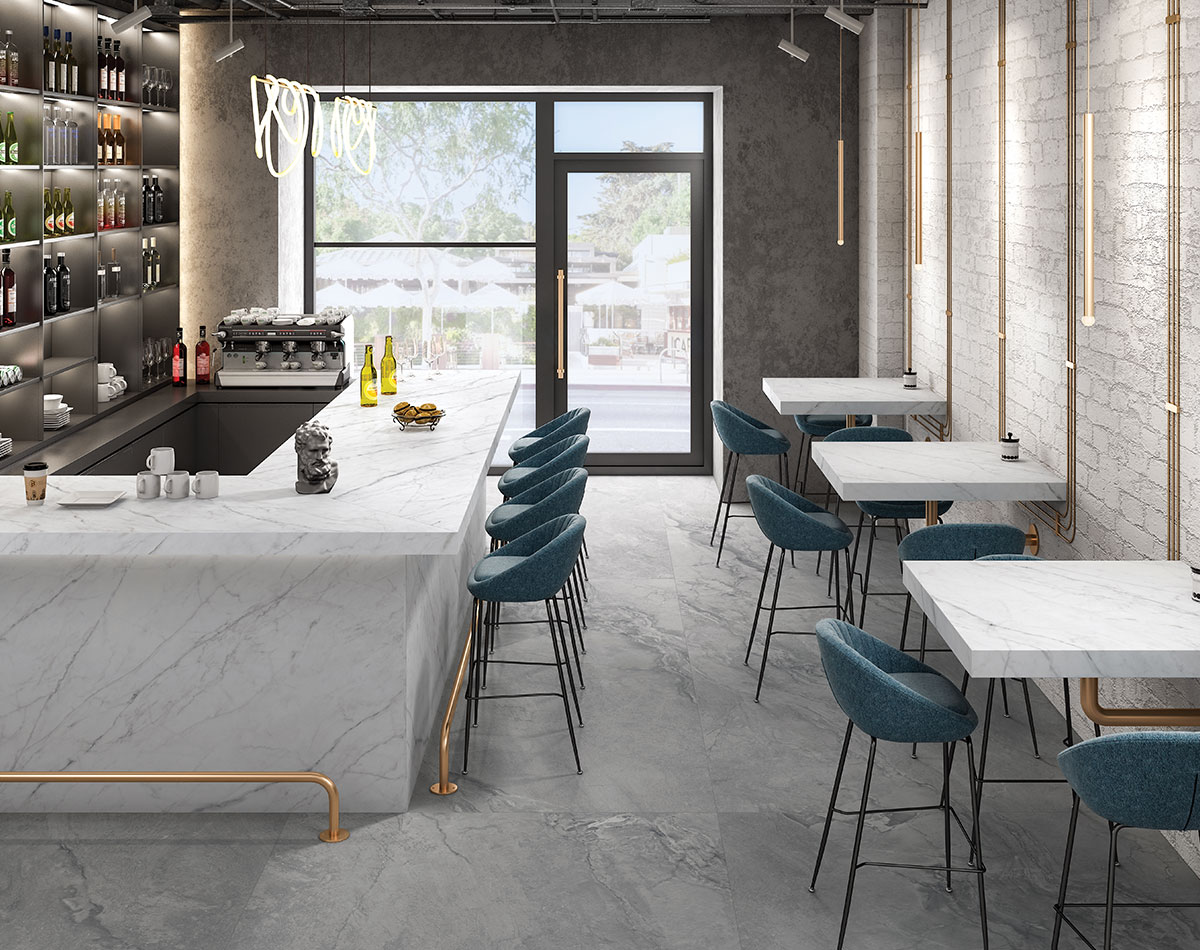 На пол Carrara Twing White 120х278х6 - фото 2