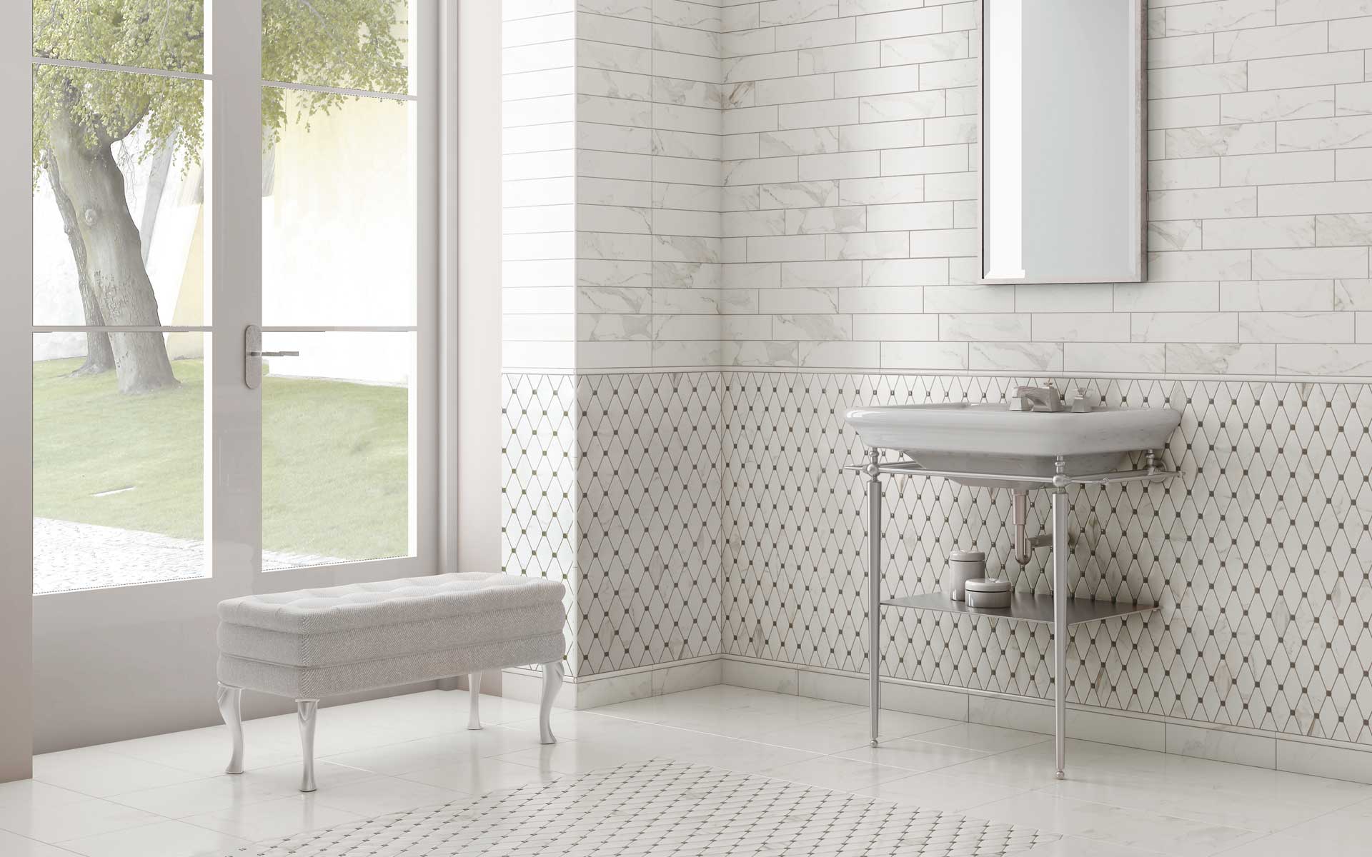 G204020 На стену Calacatta Vi.Mosaico (5х5) - фото 4