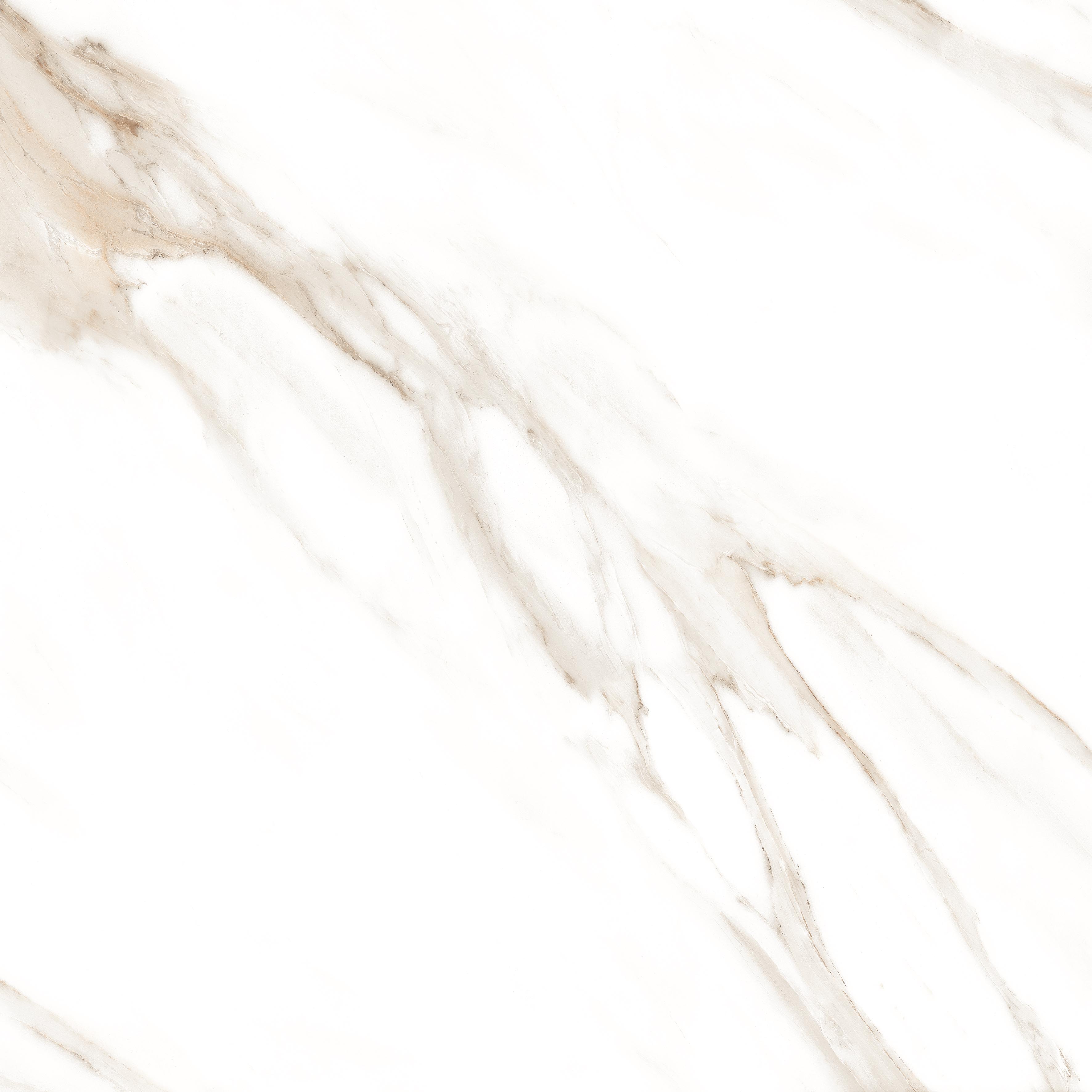 На пол Statuario Brown Glossy 60x60 - фото 2