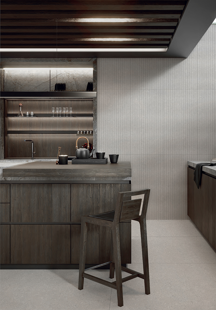 AVS-206 На стену Velluto Quadrato Grey Moon Light Stone 600x1200 - фото 7