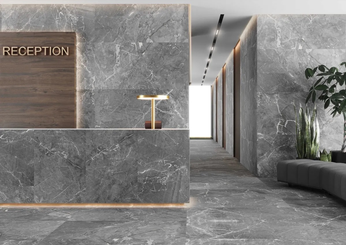 На пол Idyllic Fior Di Bosco Grey Honed - фото 20