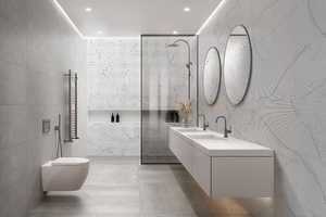 R9U5 На стену Mixed Verde Rett. 40x120 - фото 16