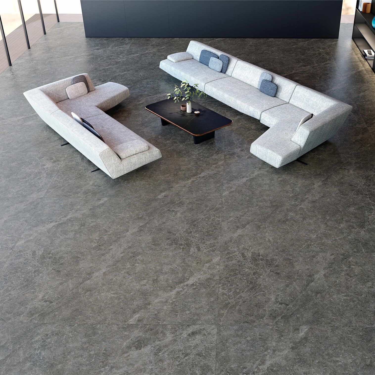 MN311CP121206 На пол Florentines Ash Polished 6mm 120x120 - фото 3