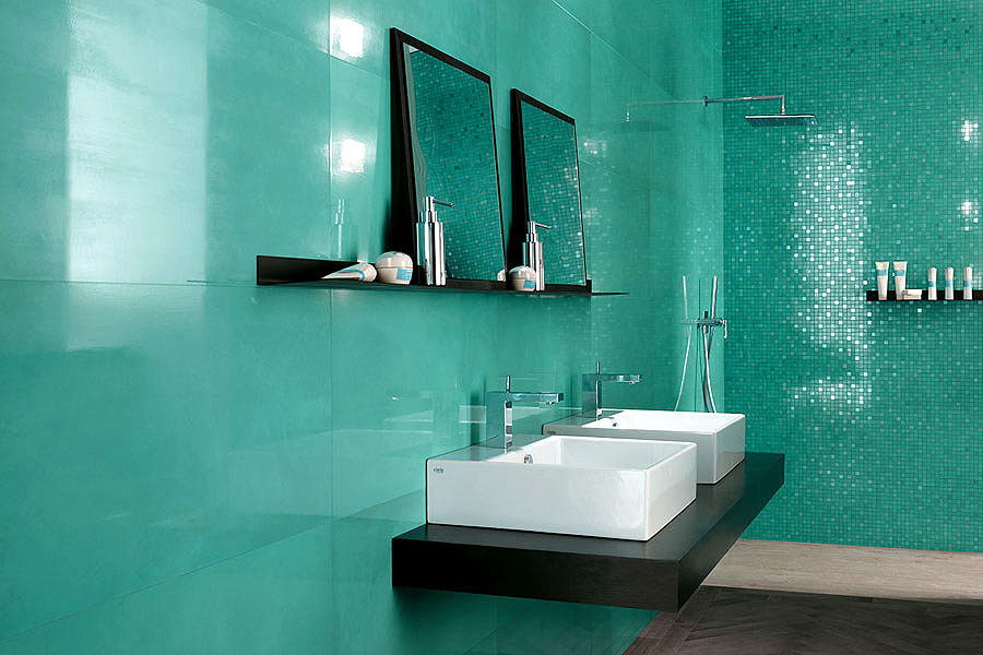 9DLT Декор Dwell Turquoise Mosaico L - фото 5