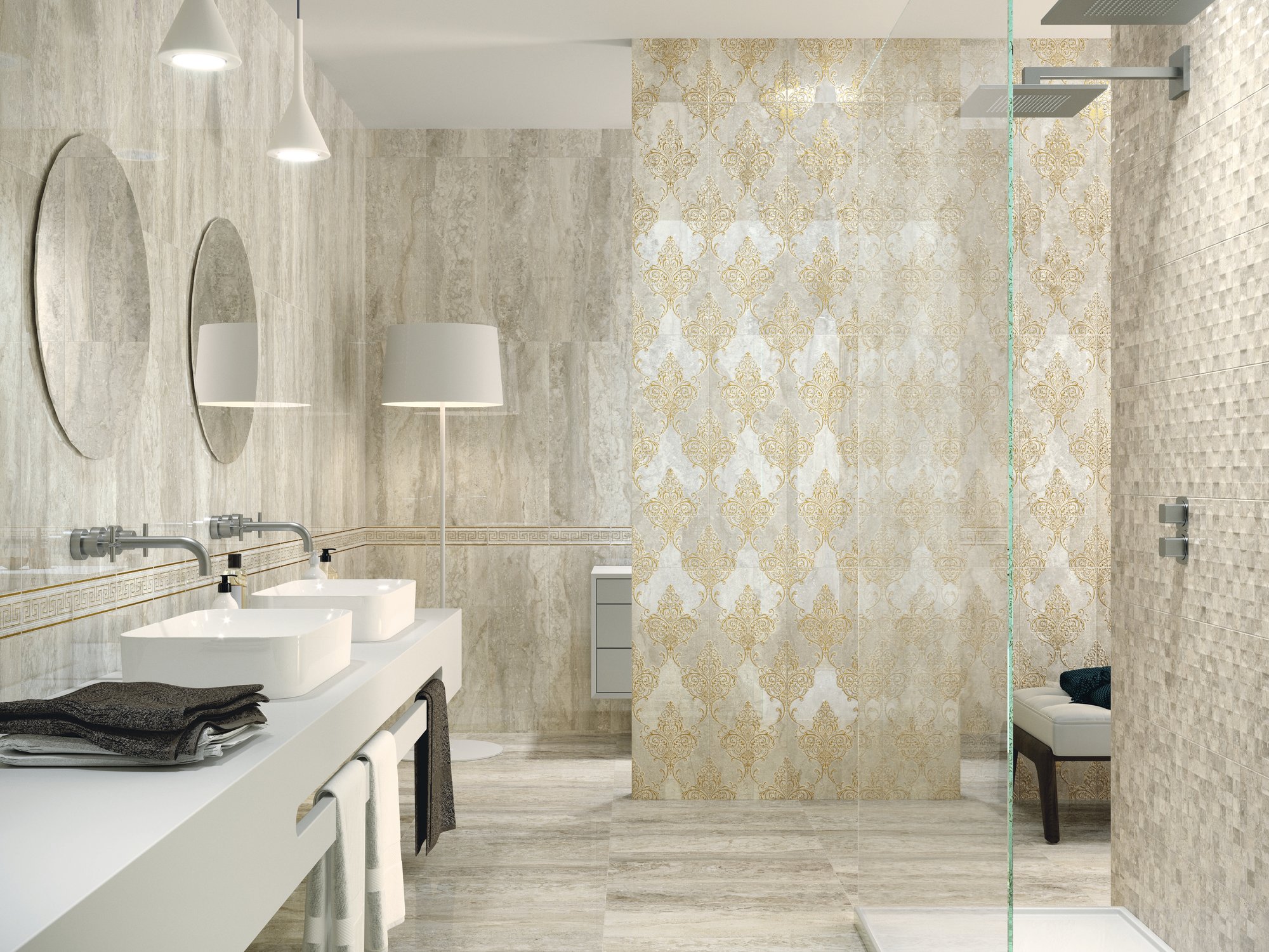 На стену Travertino Lea Matt Brescia - фото 7