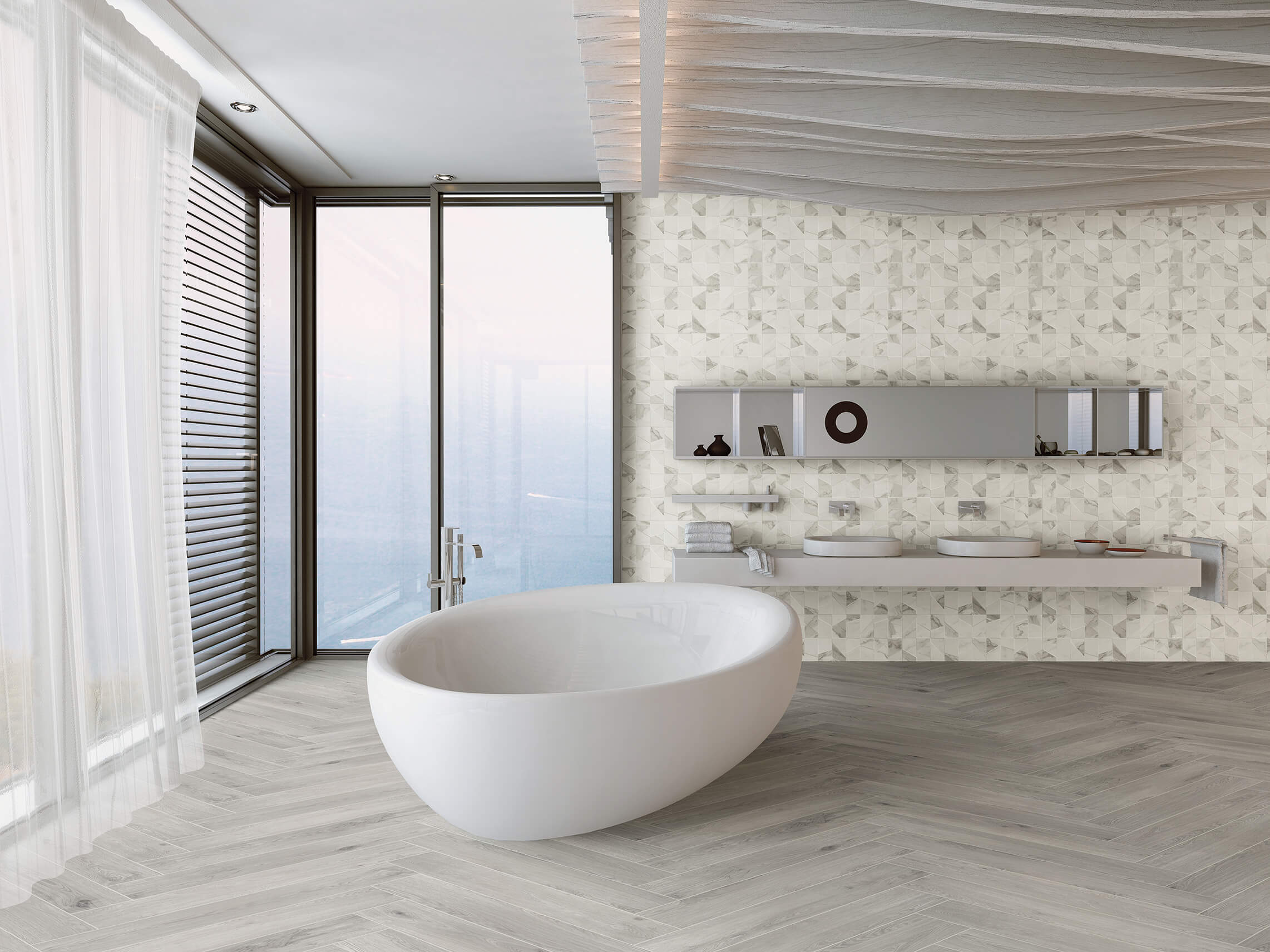 215 На стену Calacatta Art Silver Silver G3D - фото 17